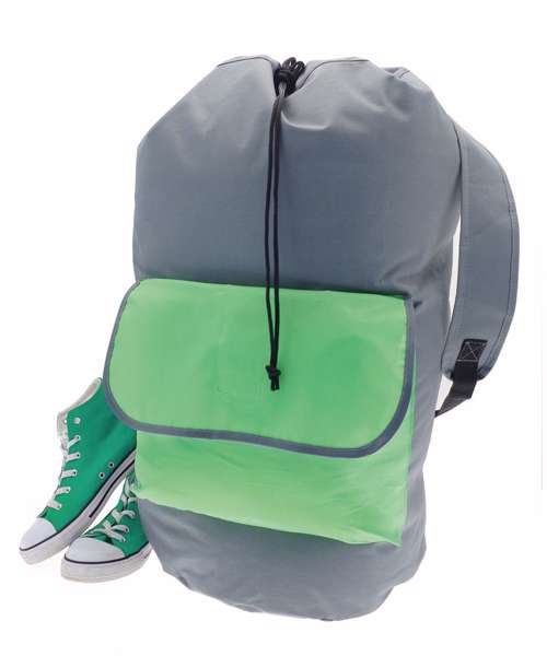 Student laundry backpack