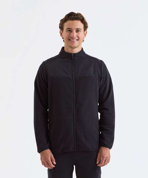 'Agility' men's panelled fleece jacket