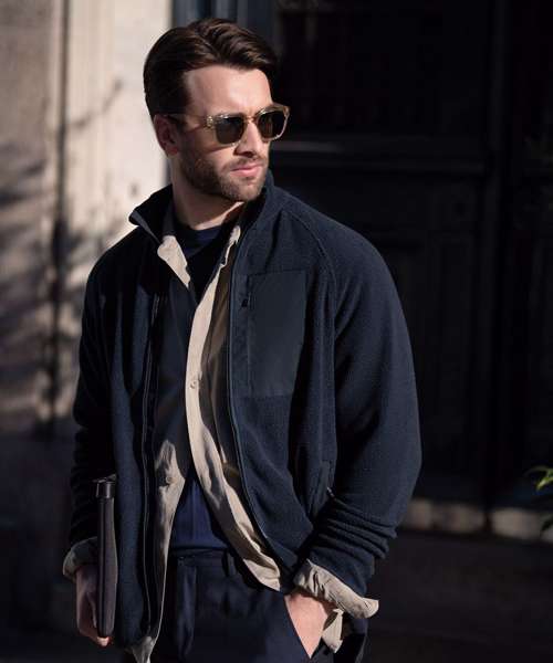 Timberlake – modern sherpa fleece